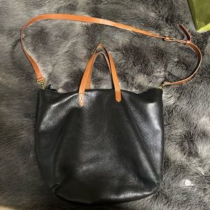 Madewell Genuine Leather Tote and Crossbody